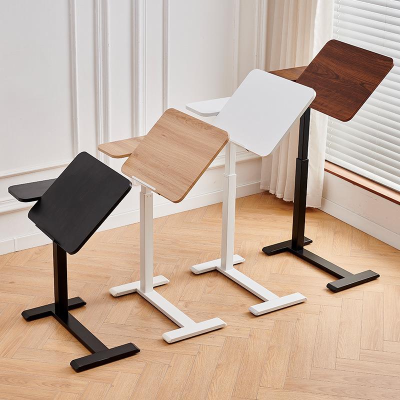 气动升降电脑桌客厅可移动沙发边桌小孩写字学习桌家用卧室床边桌