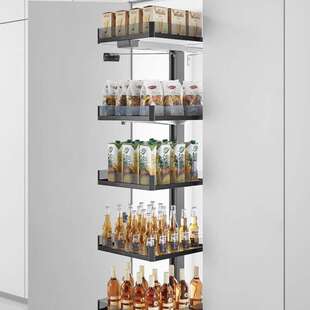 诺米紫水晶系列航母台全拉出高身拉篮橱柜调味篮工具栏厨房收纳柜