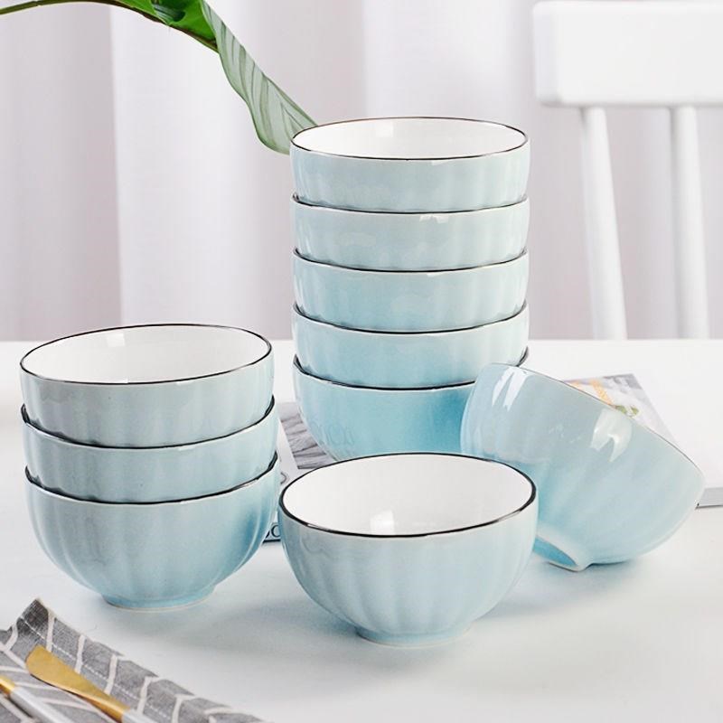 饭碗小碗4寸景镇家用英寸陶瓷碗米饭碗色釉吃V饭碗微波炉小汤