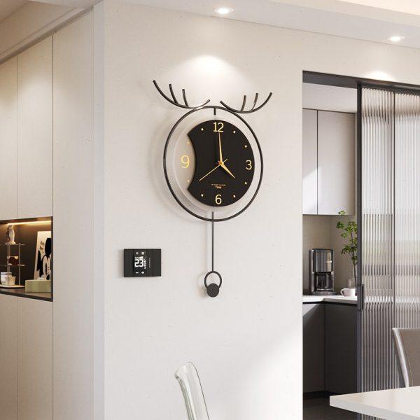 2024新款创意网红挂钟客厅现代简约大气钟表高档时尚装饰挂墙时钟,家居饰品,挂钟,淘宝优惠券,粉丝福利购,淘宝优惠卷