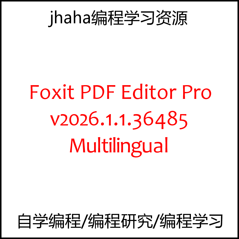 Foxit PDF Editor Pro v2026.1.1.36485 Multilingual