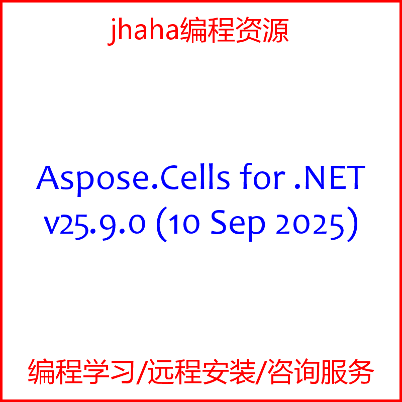 Aspose.Cells for .NET