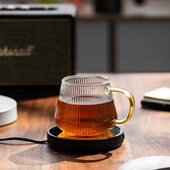 智能保温座加热杯垫三档可调温恒温宝办公室杯子保温底座恒温杯垫