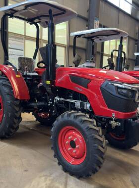 新款TT604四驱大马力大型配套农具犁耕耙地播种收割一体机拖拉机