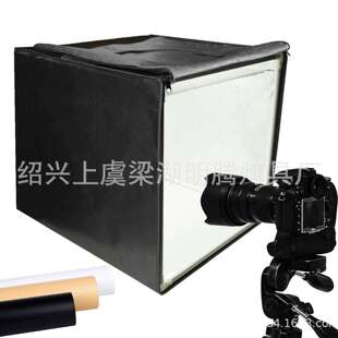 厂家直销40cmled柔光摄影棚 小产品拍摄补光灯拍照打光柔光灯套装