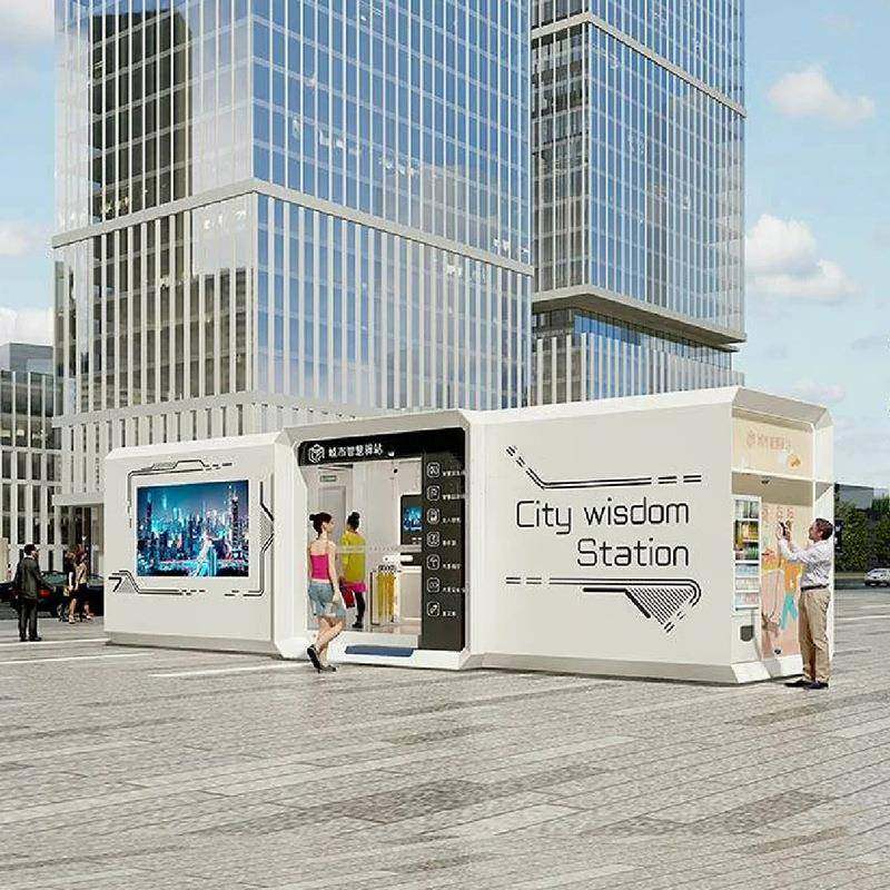 智慧驿站 惠民智慧文旅服务点休息室 智能科技化便民公交驿站厕所