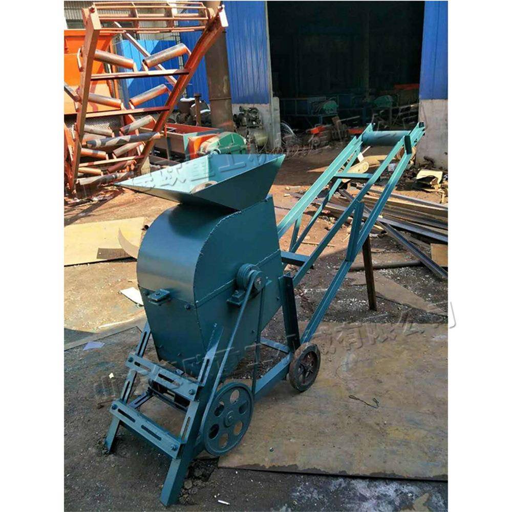 种植泥土粉碎机 小型移动土壤粉土机 便携式豆饼豆渣粉碎设备