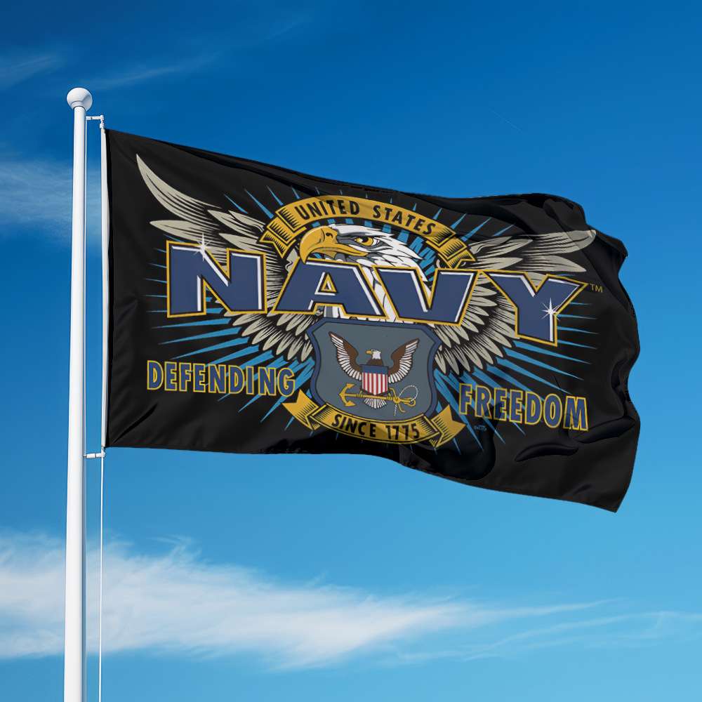 US Navy Freedom since 1775 Flag 旗帜挂布装饰背景3x5