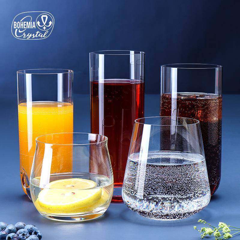 捷克进口莱克斯无铅水晶通透多用途饮料杯威士忌杯家用商用