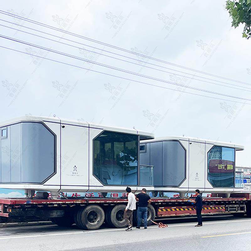 商用多层铝板钢结构文旅建筑 景区营地智能旅宿民宿房度假星空屋