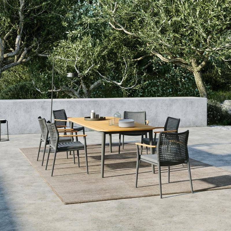 户外阳台休闲藤椅庭院别墅藤编桌椅室外花园露天茶桌套件组合家具