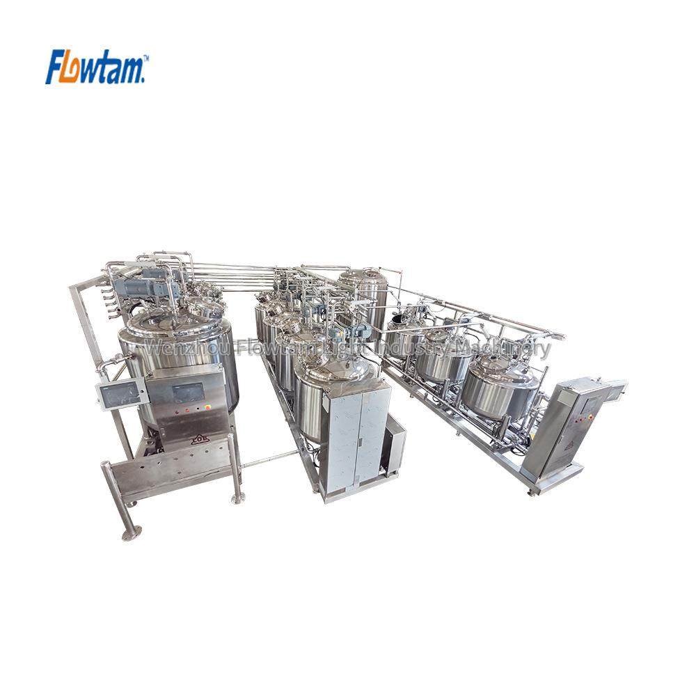 不锈钢生物制药全自动配液系统口服液只要磁力搅拌罐配液罐分散罐