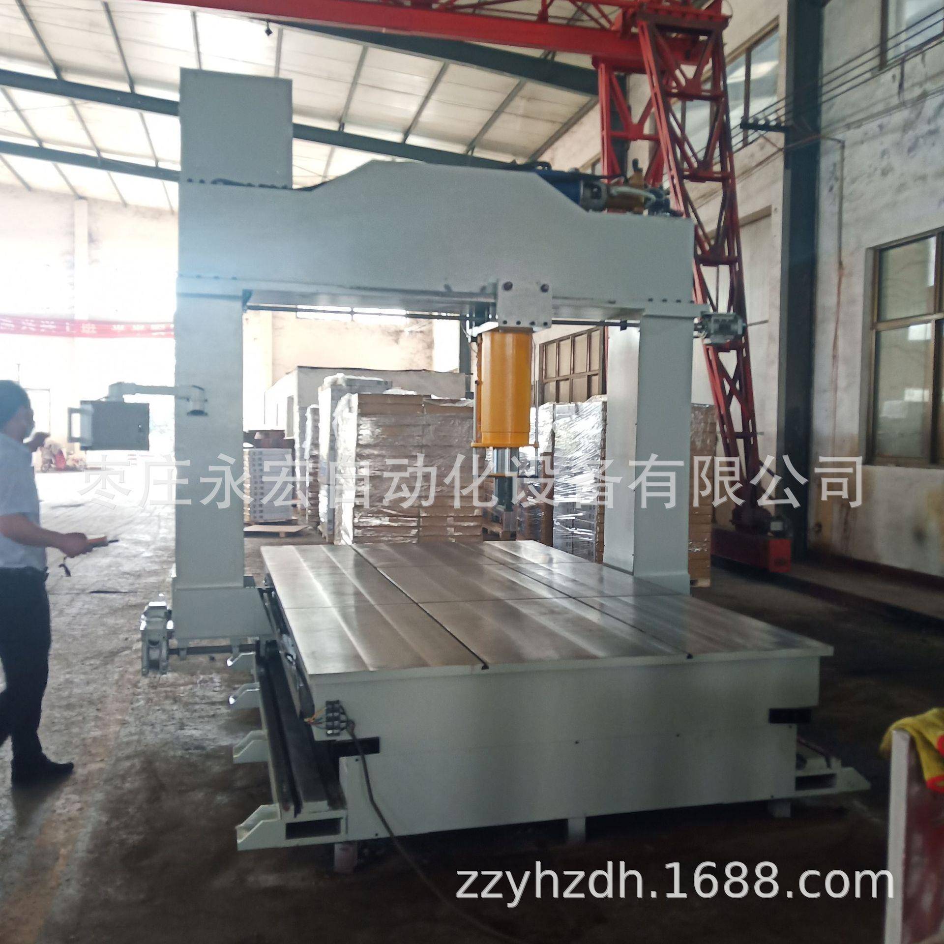 200吨框架导轨液压机不锈钢板材整平冲压门式油压机100T龙门压机