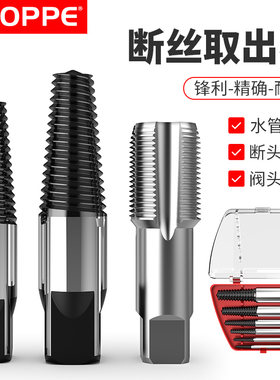 断丝取出器水龙头角阀丝锥反丝反牙4分6分水管断管断头螺丝取丝器