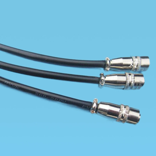 焊接航空插头快速式连接器XS10母头-2芯3芯4芯5芯推拉式插头卡扣