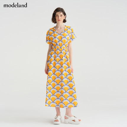 【设计师款】CYNTHIA&XIAO休闲度假风印花连衣裙modeland买手店