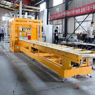 大宏智能 水平环绕包装机 管材铝型材横向包装输送带