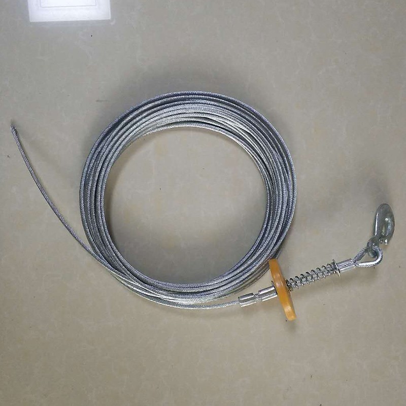 吊机提升机钢丝绳 4mms5mm6mm微型电动葫芦专用钢芯防旋转钢丝绳