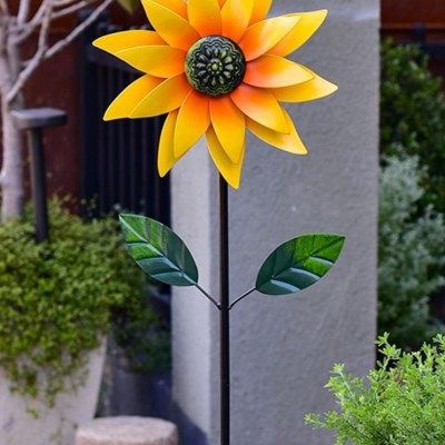 户外铁艺庭院花园景观创意旋转装饰阳台布置院子造景小风车摆件,家居饰品,户外/庭院摆件,淘宝优惠券,粉丝福利购,淘宝优惠卷