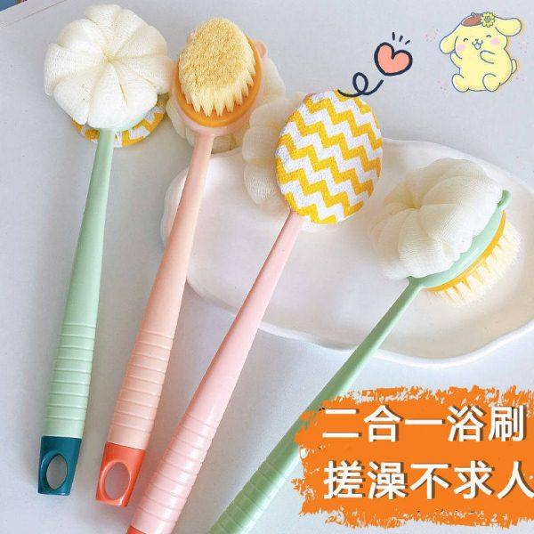 洗澡擦背神器搓澡巾沐浴球花搓背洗澡刷子后背长柄女士专用儿童软,家庭/个人清洁工具,浴刷,淘宝优惠券,粉丝福利购,淘宝优惠卷