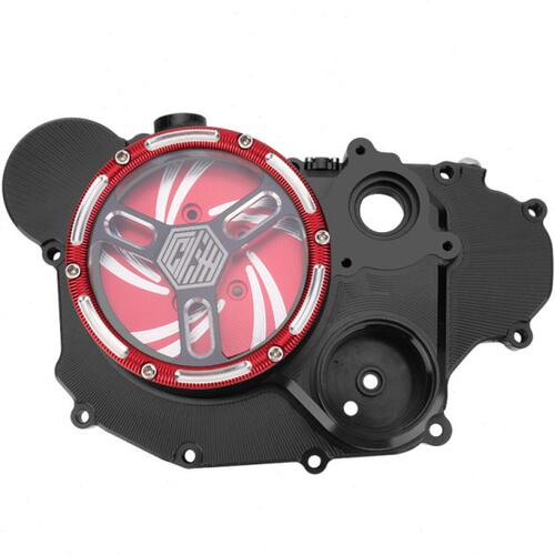 阿普利亚GPR125/150/CR/CAFE150RA250S透明水泵盖离合盖改装配件