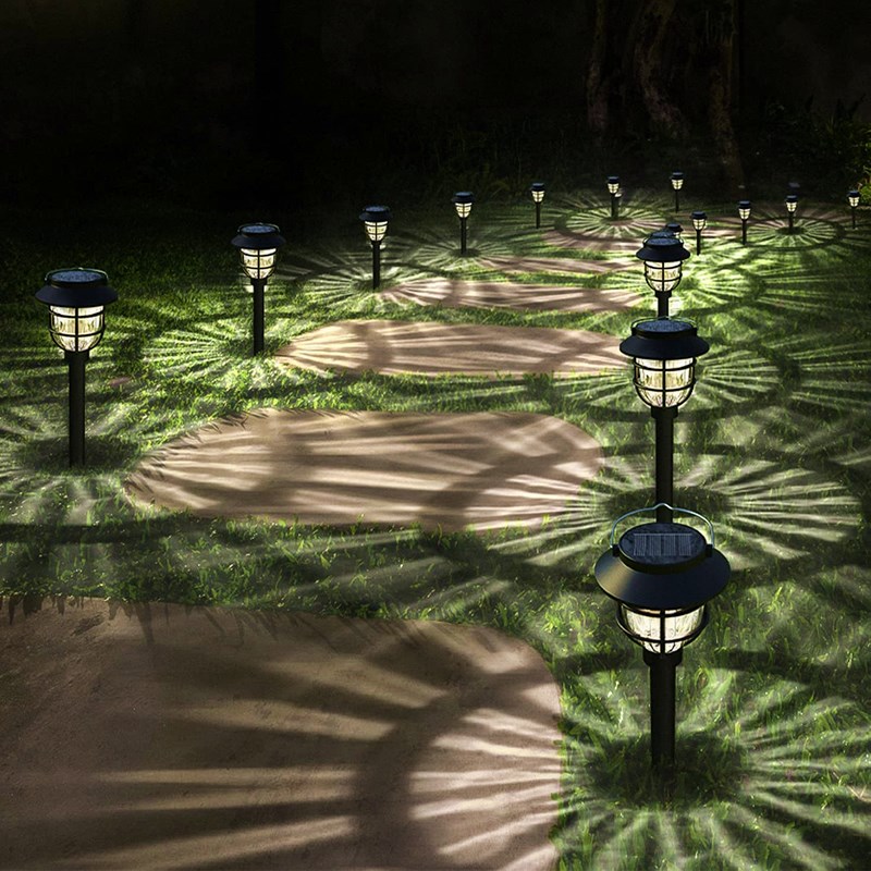 太阳能地灯户外防水草坪庭院景观灯院子地插式花S园灯防水露营氛