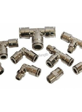 亚德客APUT4 6 8 10  变径6-4 8-6 10-8 12-S10全铜直通快插接头