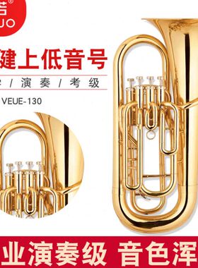 来E低音初学乐13乐器大号0VEU新款四立健福运队未诺调降b上-铜管