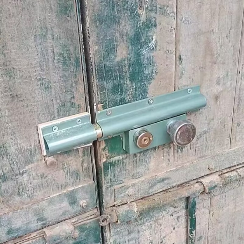 防盗锁齿条锁大门锁木门锁老式院子门铁门锁双扇门整体Y双开大门