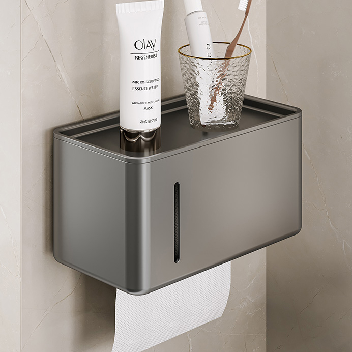 卫生间纸巾置物架卫生纸厕所手机纸巾架洗手间纸巾盒W厕纸盒免打