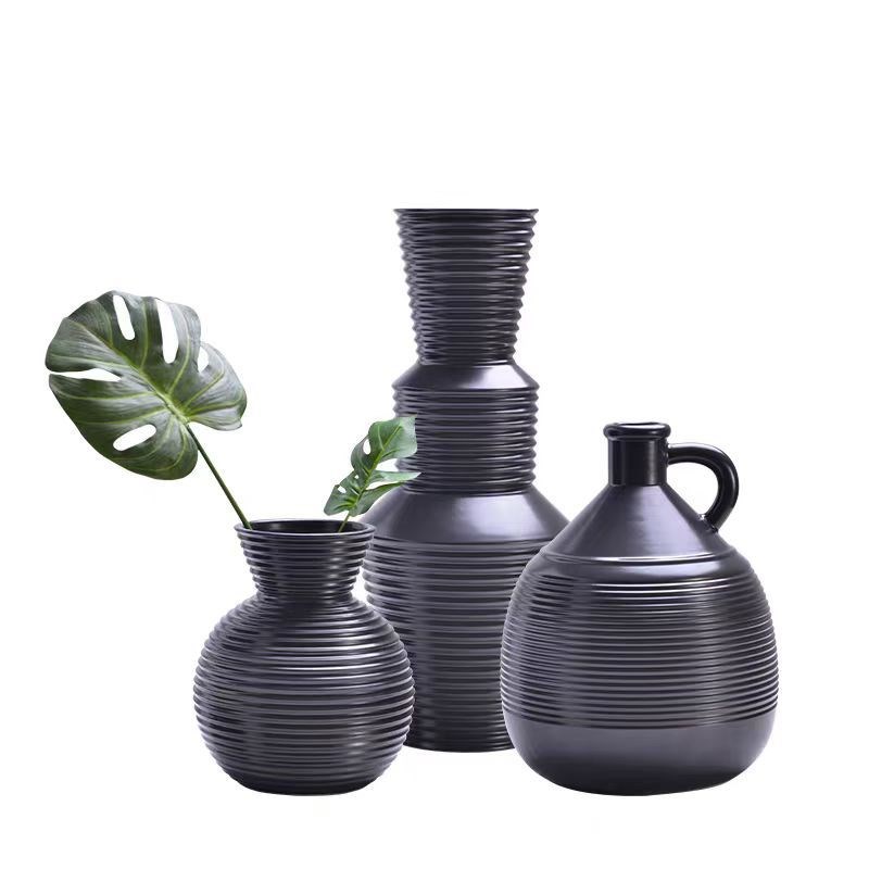 现代简约创意几何套餐花瓶花器z摆件软装样板房售楼部桌面家居饰