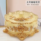 带盖灰烟灰缸家用防轻奢大号飞客厅茶几烟灰缸高档办公室乔迁礼品