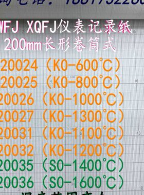 -温度FK13- 300纸X仪表107  K大华6记录00℃ 200200J2002℃0W0-