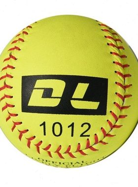DL-1012 牛皮制 比赛用 软式垒球 慢投垒球 软PU球心 硬式垒球