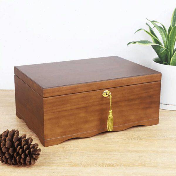 文玩子金刚盒子实木蜜蜡手串珠宝首饰盒复古大容量收纳盒木制核桃