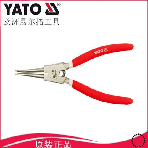 易尔拓工具直嘴轴用挡圈钳外卡卡环钳5寸7寸9寸13寸卡簧钳YT-1980