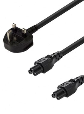 12*英规现货2电源线B一拖二  611.8米C 一分二电源线分