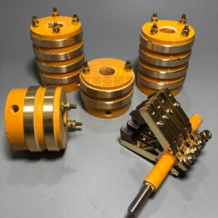 包装机配件导电环碳刷架总成二四组集电环内径17 25 外径60