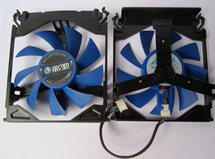 GA828B2H 0.36A 虎将黑将大将显卡风扇 影驰GTS450GTX460GTX450