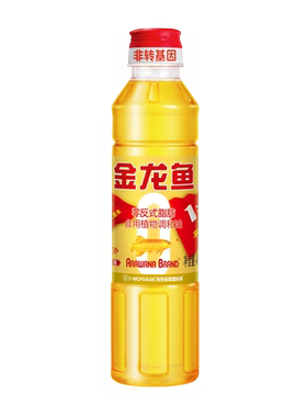 【U先试用】金龙鱼食用植物调和油小瓶家用食用油400ml非转食用油