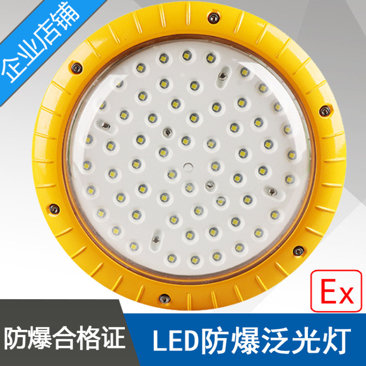 中沈BAD85-M80W防爆高效节能LED照明灯圆形LED防爆泛光灯壁挂支架