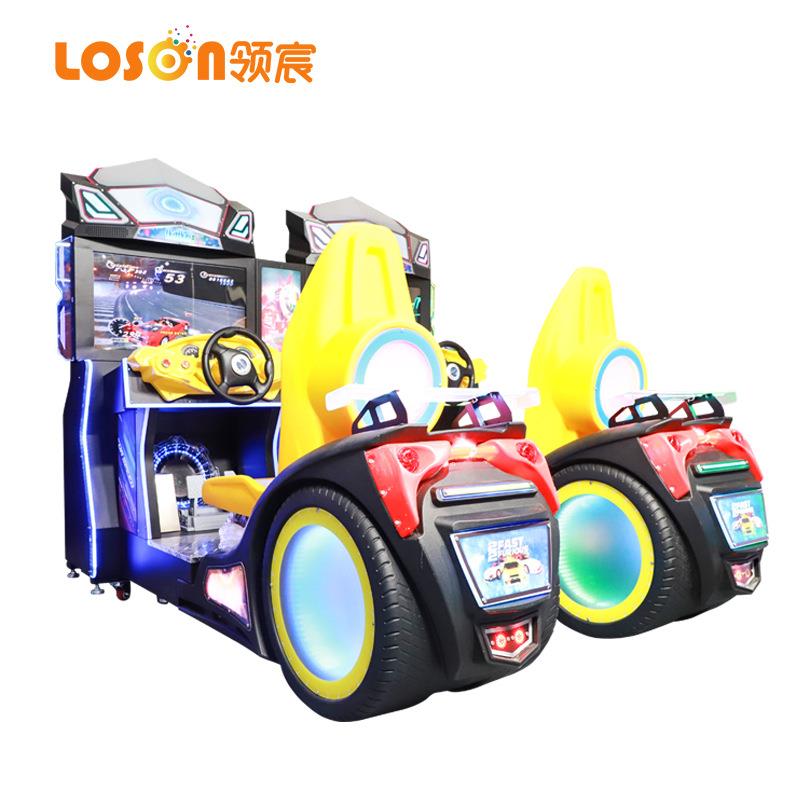 电玩城新款大型单双人轰趴馆模拟动感摩托车速度与激情赛车游戏机