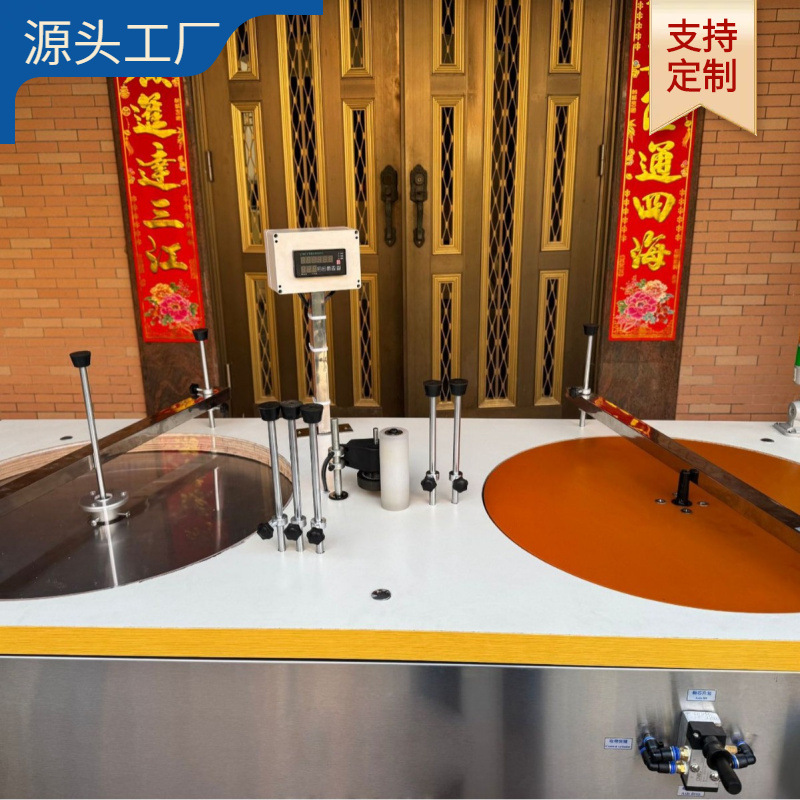 双盘卷织带机|织带长度检测机|设定米数或码数自动停机