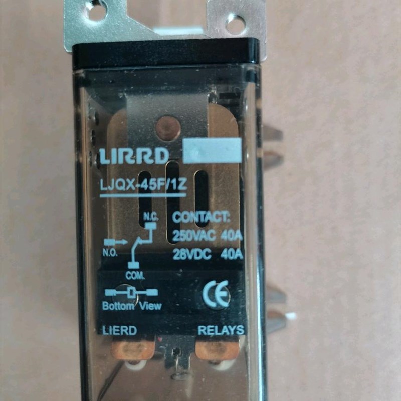 利尔德LIRRD直流12V 50A大电流电磁继电器大功率KLJQX-45F-1Z LJQ