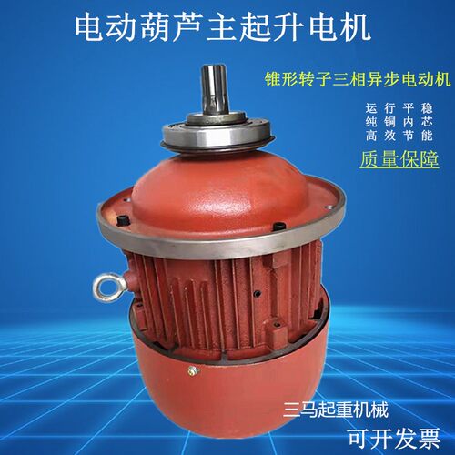 南京电动葫芦起升主机ZD 0.8KW/1.5KW/4.5KW/13KW5吨行车锥形电机
