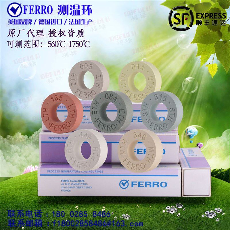 测温环FERRO品牌美国福禄原装报关进口高精度 560-1750窑炉测温环