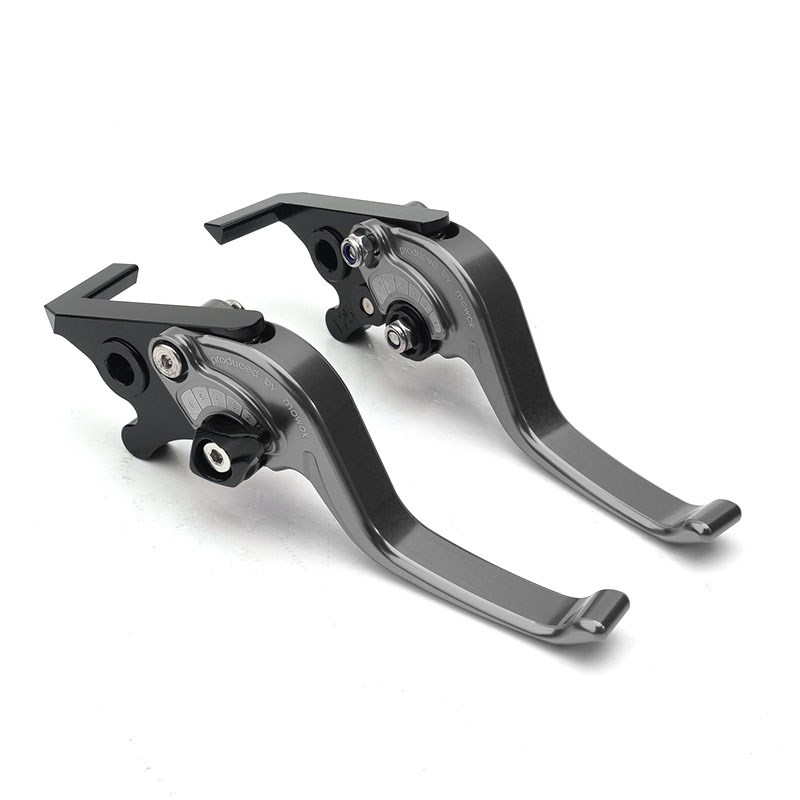 适用三阳DRG150 nDRG158改装铝合金短款两指竞技刹车离合手把牛角