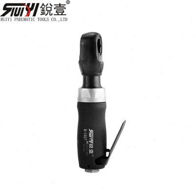 锐壹原装穿孔气动棘轮扳手式小风炮1/4穿线扳手弯头风批 角落风扳
