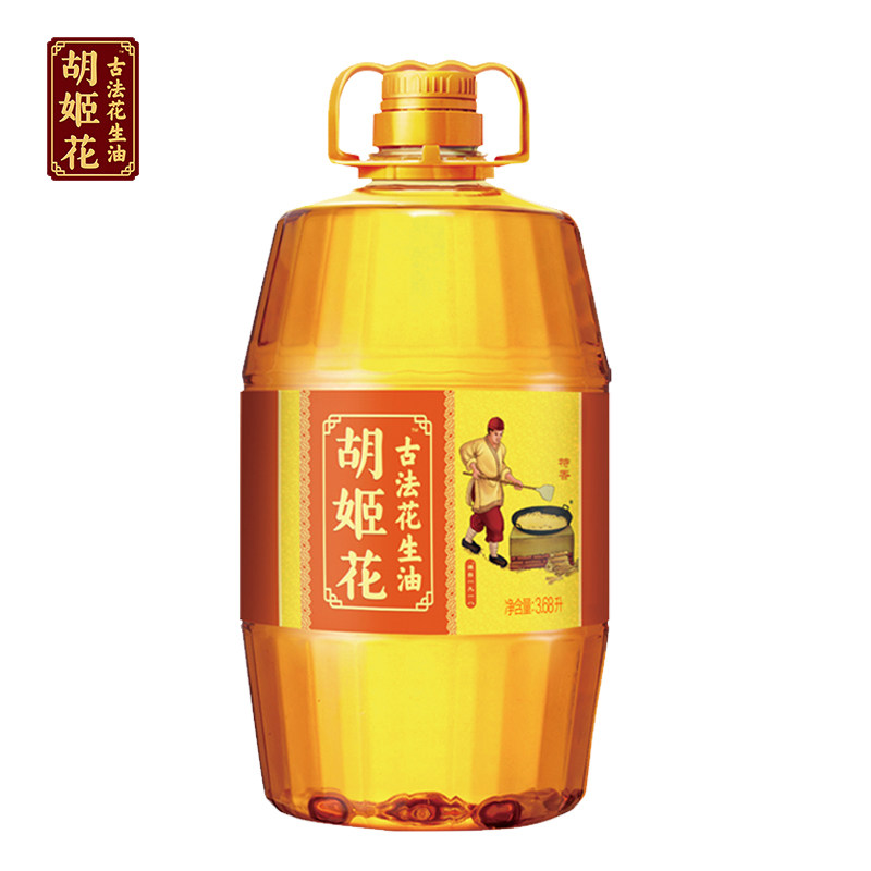 胡姬花古法花生油3.68L/桶家用炒菜烹饪食用油健康古法压榨花生油,粮油调味/速食/干货/烘焙,花生油,淘宝优惠券,粉丝福利购,淘宝优惠卷