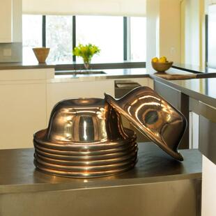 藏密坊 佛堂桌面摆件黄铜供水碗七个一套供佛水碗供水杯八供杯碗